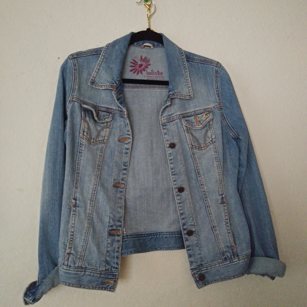 Hollister Women's Jean Jacket Large